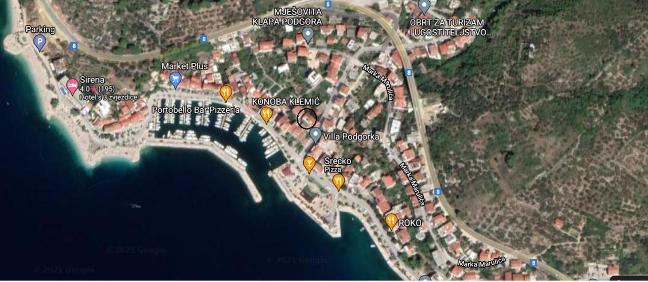 Apartman Andela Подгора Екстер'єр фото